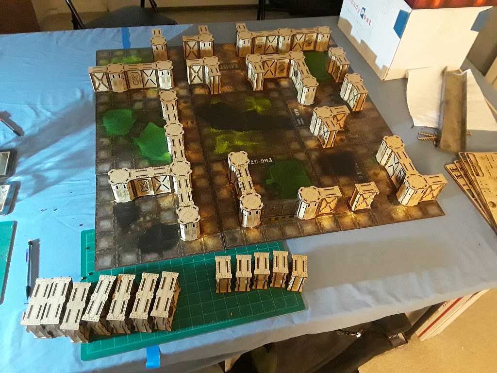 Necromunda Deadbolt's Derelict Corridors build begins Wargaming Hub